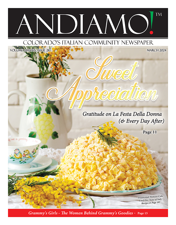This Month's Cover: Sweet Appreciation- Gratitude On La Festa Della Donna (& Every Day After)